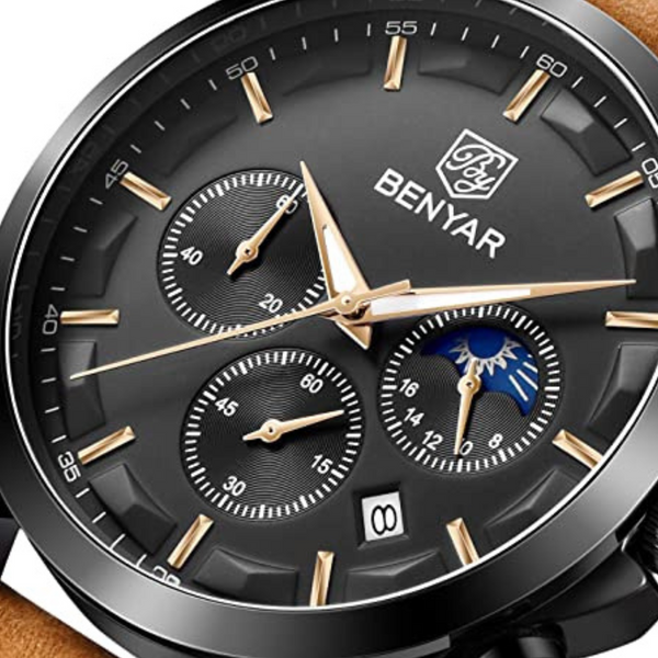 BENYAR Chronograph Men's Wristwatch - Stylish and Functional Timepiece for Men