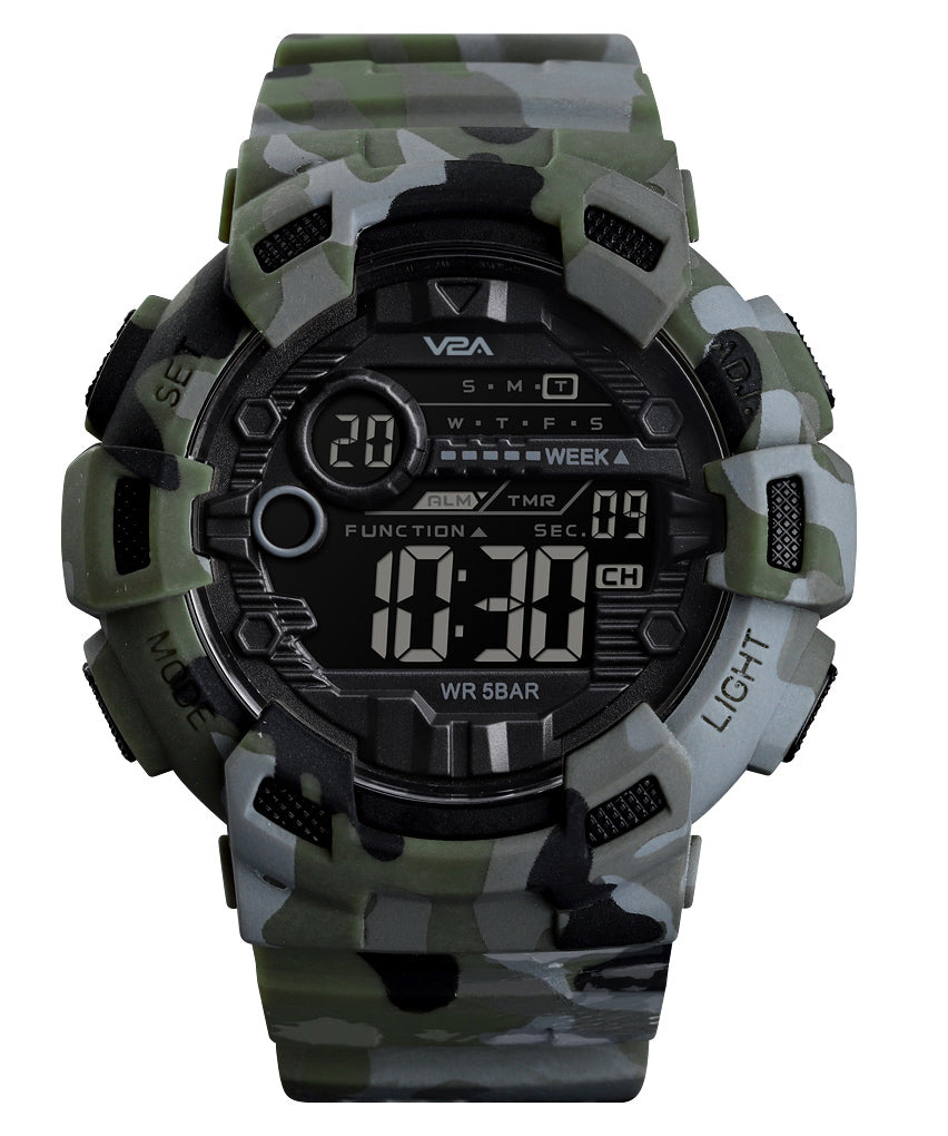 Camouflage digital watch sale