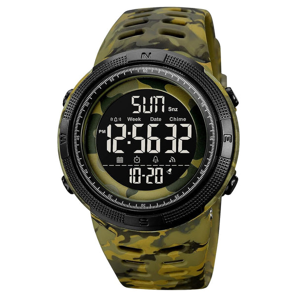V2A Military Green Digital Watch for Men and Boys Sports Watch with Dual Time 5 ATM Waterproof Latest Men’s Watch | Gifts for Men | Anniversary Gifts | Gift for Husband | Birthday Gifts