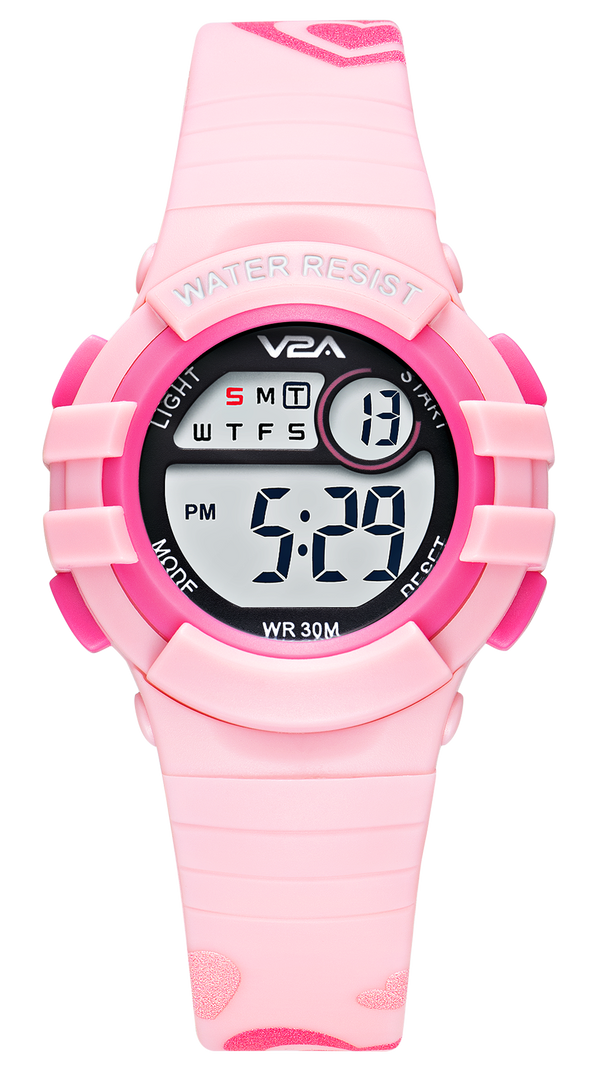 V2A Girls Kids Watch - Gifts for Girls Age 3-10 30 M Waterproof Digital Sports Watches for 3 4 5 6 7 8 Year Old Girls