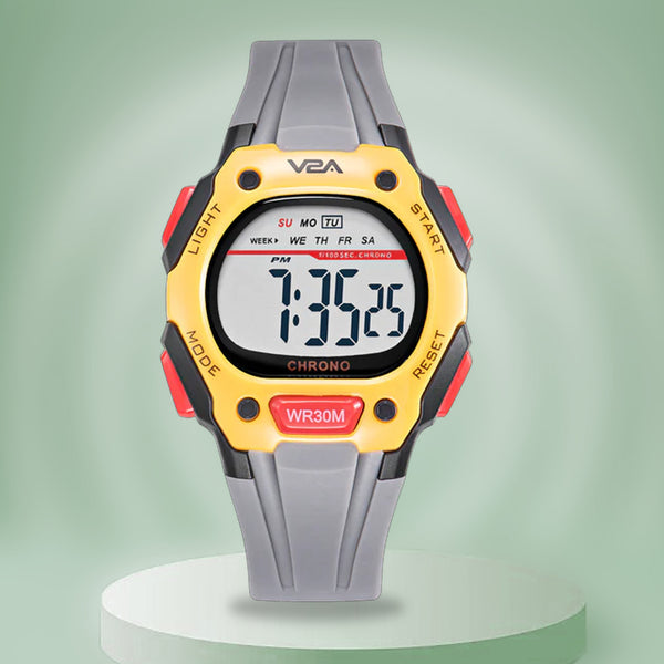 V2A Digital Water Resistant Kids Blue and Orange Sports Watch for Boys | Watch for Kids Boys | Kids Watches for Boys | Watches for Kids boy