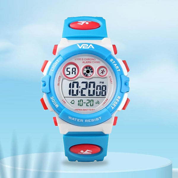 V2A Digital Kids Sports Watch with 7 Color