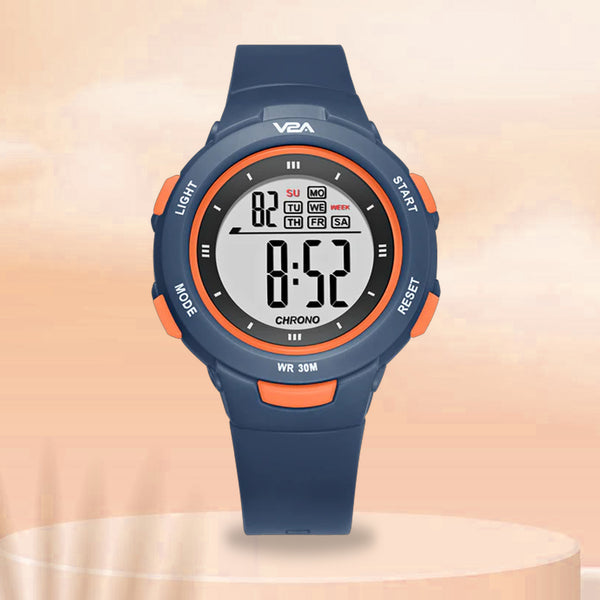 V2A Digital Water Resistant Pink Color Sports Watch for Women and Girls
