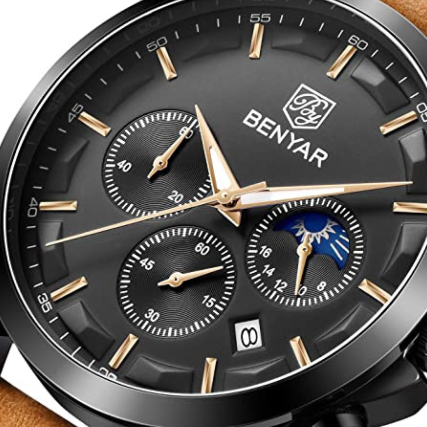 BENYAR Chronograph Men's Wristwatch - Stylish and Functional Timepiece ...