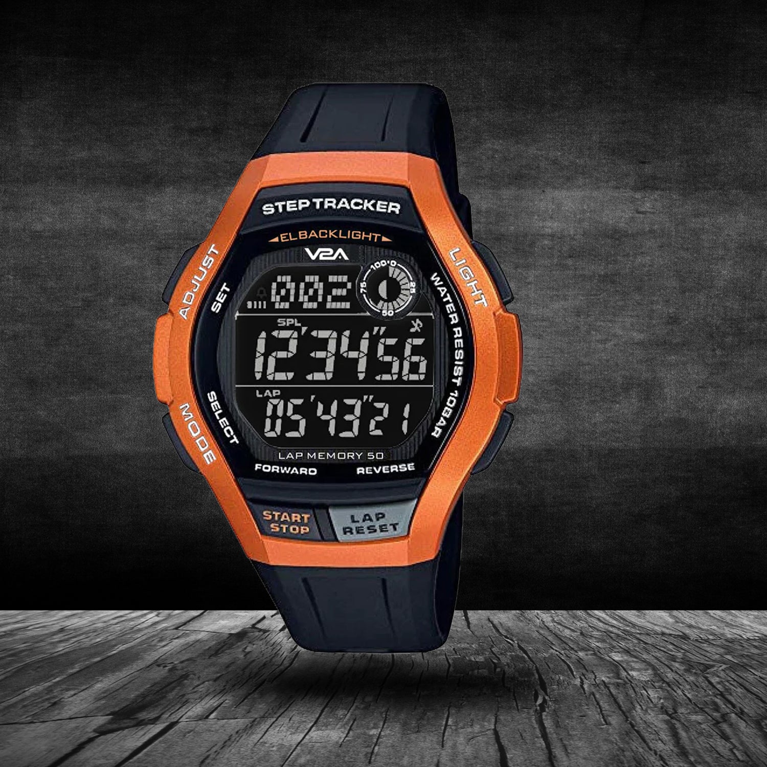 V2a V2A STEPO 3D Pedometer Digital Sports Watch – v2awatches