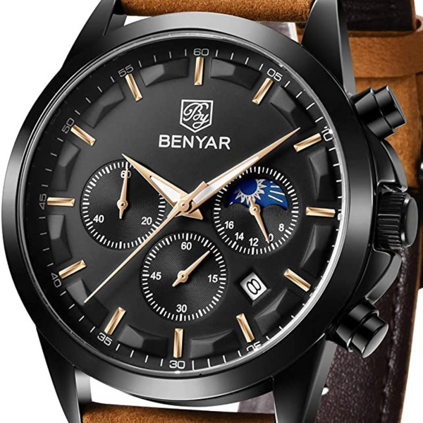 BENYAR Chronograph Men's Wristwatch - Stylish and Functional Timepiece for Men