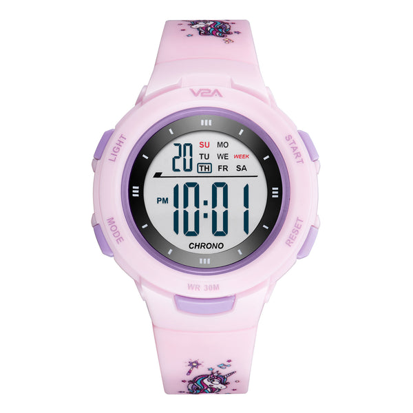 V2A Digital Watch Kids Watch Unisex-Child Between 4 to 13 Years of Age Multi-Functional 30 M Waterproof Digital Sports Watches for Kids | Digital Watch for Kids