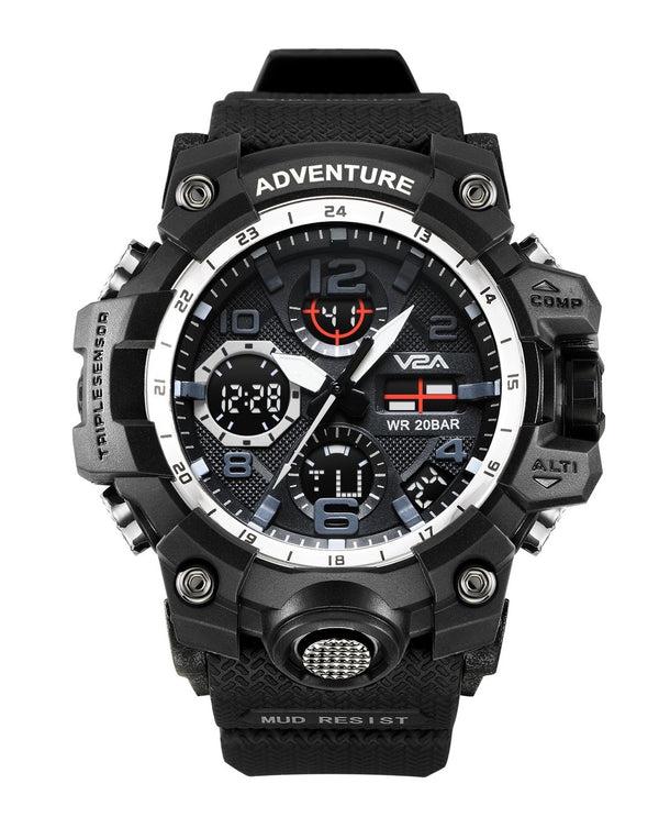 V2A Military Chronograph Analogue And Digital Sports Watch For Men and Boys